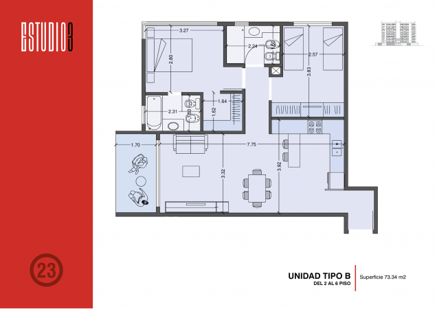 Venta de Departamento a Pozo 3 Ambientes en Ituzaingo