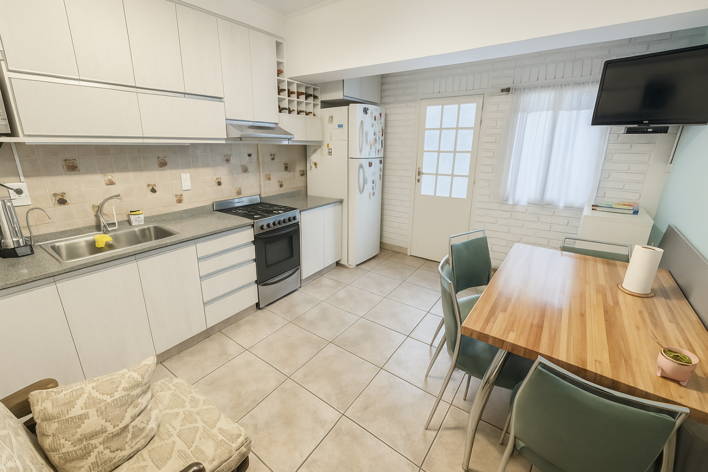 Duplex 3 Amb C/Patio En Castelar Norte Zona Residencial Apto Credito